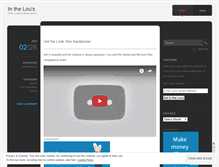 Tablet Screenshot of inthelous.wordpress.com