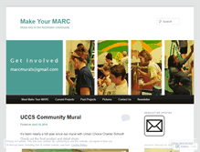 Tablet Screenshot of marcmurals.wordpress.com