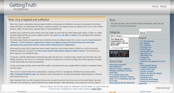 Desktop Screenshot of gettingtruth.wordpress.com