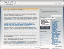 Tablet Screenshot of gettingtruth.wordpress.com