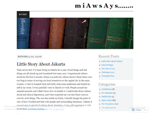Tablet Screenshot of miawsays.wordpress.com