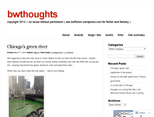 Tablet Screenshot of bwthoughts.wordpress.com