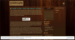 Desktop Screenshot of karasthoughts.wordpress.com