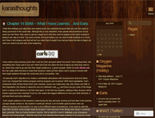 Tablet Screenshot of karasthoughts.wordpress.com