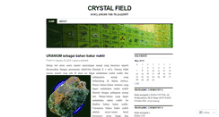 Desktop Screenshot of crystalfield.wordpress.com