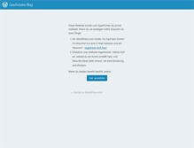 Tablet Screenshot of meinwohlbefinden.wordpress.com