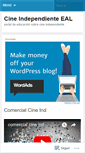 Mobile Screenshot of cineindependienteeal.wordpress.com