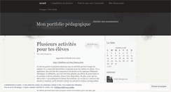 Desktop Screenshot of portfoliopedagogique.wordpress.com