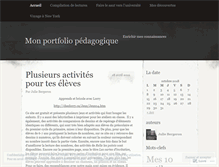 Tablet Screenshot of portfoliopedagogique.wordpress.com