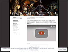 Tablet Screenshot of newgamesv4.wordpress.com