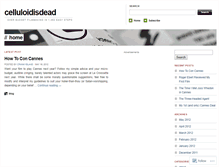 Tablet Screenshot of celluloidisdead.wordpress.com