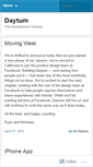 Mobile Screenshot of daytum.wordpress.com