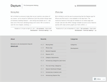 Tablet Screenshot of daytum.wordpress.com