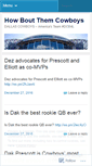 Mobile Screenshot of howboutthemcowboys.wordpress.com