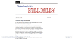 Desktop Screenshot of nicehillbilly.wordpress.com