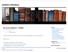 Tablet Screenshot of joodseliteratuur.wordpress.com