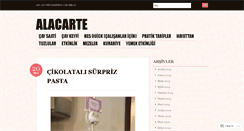 Desktop Screenshot of alacartebyneslos.wordpress.com