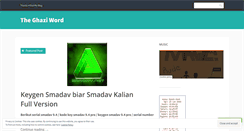 Desktop Screenshot of ghazimuharam.wordpress.com