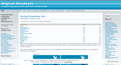 Desktop Screenshot of digitalheadbutt.wordpress.com