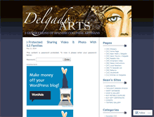 Tablet Screenshot of delgadoarts.wordpress.com
