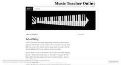 Desktop Screenshot of musicteacheronline.wordpress.com