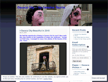 Tablet Screenshot of oaxacacity.wordpress.com