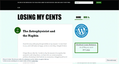 Desktop Screenshot of losingmycents.wordpress.com