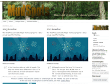 Tablet Screenshot of mudspots.wordpress.com
