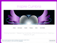 Tablet Screenshot of inspirecumbria.wordpress.com