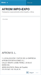 Mobile Screenshot of afrom.wordpress.com