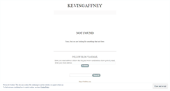 Desktop Screenshot of kevingaffney.wordpress.com