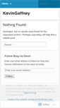 Mobile Screenshot of kevingaffney.wordpress.com
