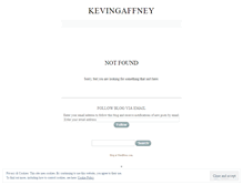 Tablet Screenshot of kevingaffney.wordpress.com