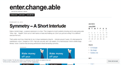 Desktop Screenshot of enterchange.wordpress.com