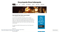 Desktop Screenshot of encyclopediashowindianapolis.wordpress.com