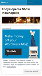 Mobile Screenshot of encyclopediashowindianapolis.wordpress.com