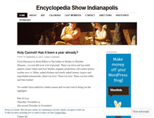 Tablet Screenshot of encyclopediashowindianapolis.wordpress.com