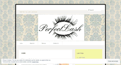 Desktop Screenshot of perfectlash.wordpress.com