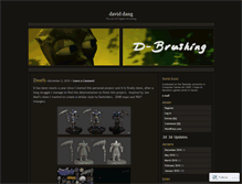 Tablet Screenshot of dbrushing.wordpress.com