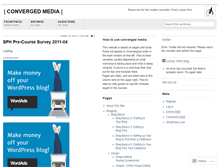 Tablet Screenshot of convergedmedia.wordpress.com