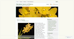 Desktop Screenshot of orchidsaliveinzone5.wordpress.com