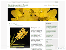 Tablet Screenshot of orchidsaliveinzone5.wordpress.com
