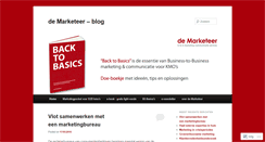 Desktop Screenshot of demarketeerblog.wordpress.com