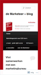 Mobile Screenshot of demarketeerblog.wordpress.com