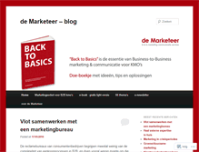 Tablet Screenshot of demarketeerblog.wordpress.com