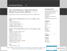 Tablet Screenshot of marikinaish.wordpress.com
