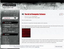 Tablet Screenshot of pegleggen.wordpress.com