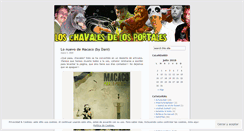 Desktop Screenshot of loschavalesdelosportales.wordpress.com