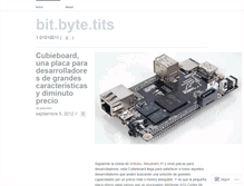 Tablet Screenshot of bitbytetits.wordpress.com