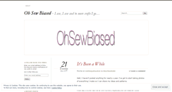 Desktop Screenshot of ohsewbiased.wordpress.com